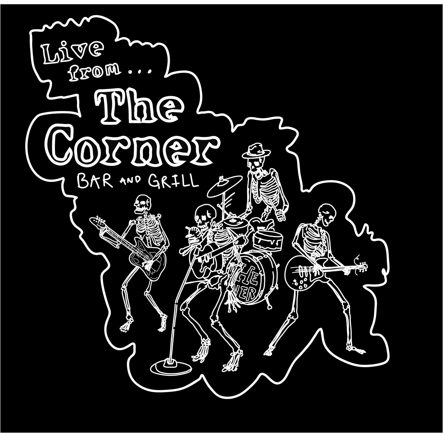 corner bar and grill Tee design
