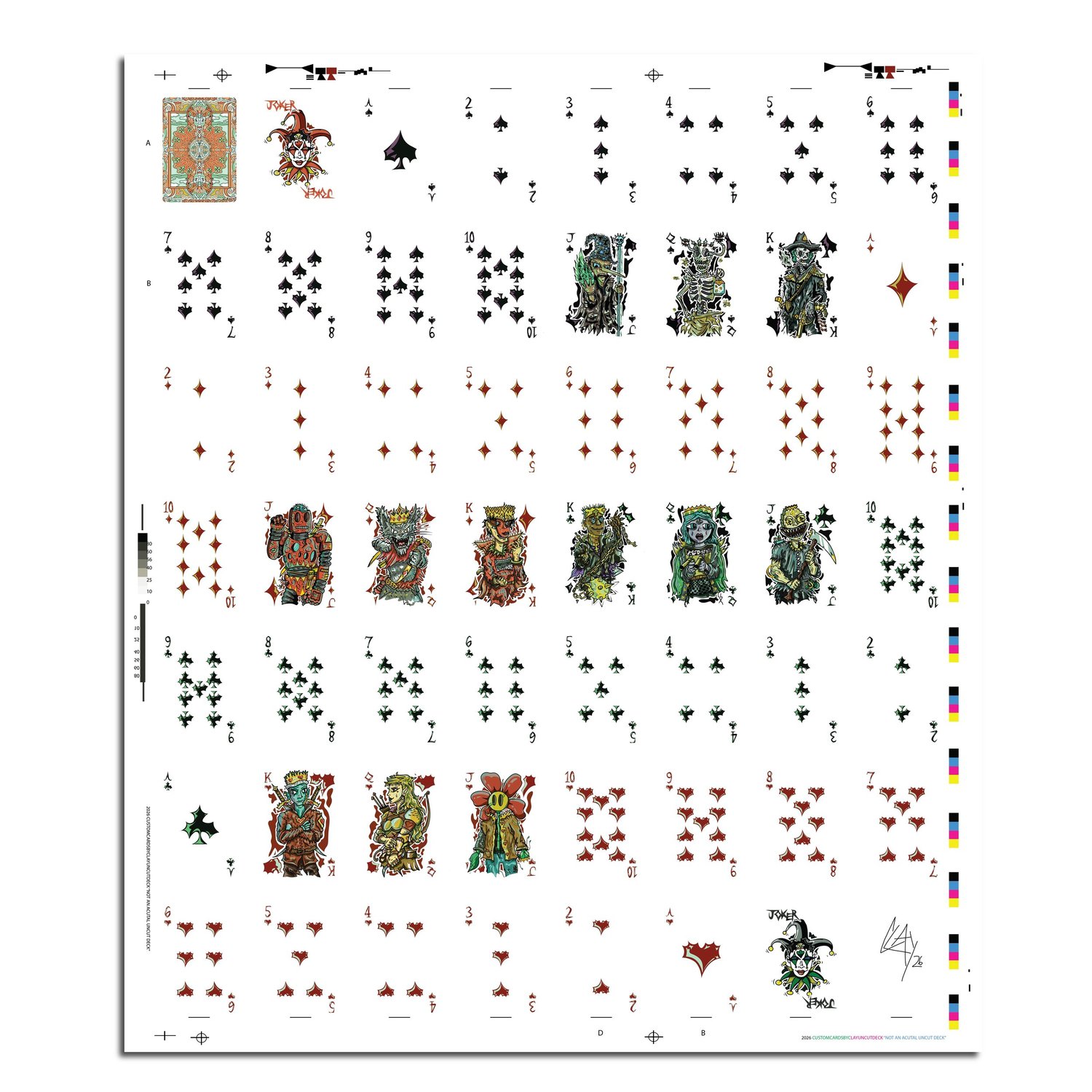uncut sheet